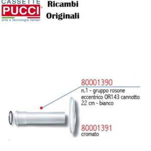Gruppo Rosone Ecc.Or143  Can.22Cm. Cromo Conf.1  P-1391