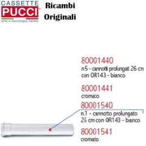 Canotto Prol.26Cm.Or143 Bianco 
Pz. 1  P-1440
