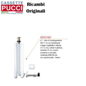 Kit Tubo Risc.56X11 Riv. Completo Bianco Conf.1  P-1460