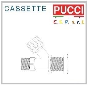 Rubinetto Ottone Att.Centrale Dado 3/8" Conf.1  P-9243