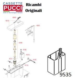 Vaschetta Con Valvolina Conf.1  P-9535