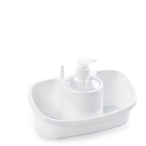 Portaspugna dispenser di sapone BIANCO
Set da 6 pezzi  PF-1154301
