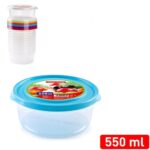 Contenitore BASIC Tondo 550 ml
Set da 12 pezzi  PF-11568