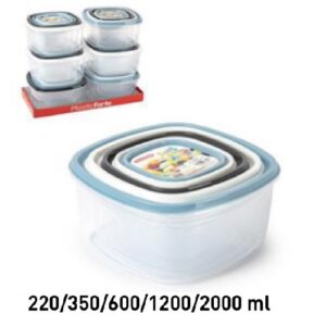 Set 5 Contenitori quadrati URBAN SURTIDO BAG
Set di 6 pezzi  PF-11859AE