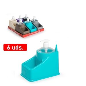 Dispenser con portaspugne SQUARE GAMMA ELEGANCE
Set da 6 pezzi  PF-1209834