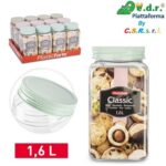 Barattolo quadrato Classic 1,6 L SURT VRM
Set da 12 pezzi  PF-143111A