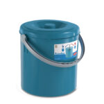 Pattumiera "Eureka" C/Cop.Lt.20 Blu Ottanio  PF20211