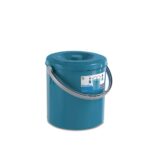 Pattumiera "Eureka" C/Cop.Lt.25 Blu Ottanio  PF20262