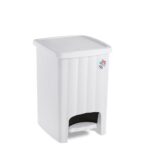 Pattumiera Margherita A Pedale Bianca  PF21277