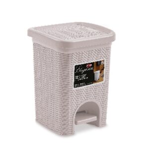 Pattumiera Da Bagno Elegance Cipria 6 Lt  PF30127