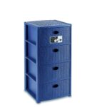 Cassettiera Elegance 4 Blu Navy  PF30406