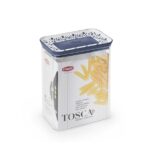 Barattolo Rettangolare Tosca 2,2Lt Bianco/Palace Blue  PF55651