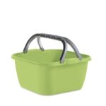 Superbacinella Idra Quadra C/Man.Verde Primav. Bianco Blu Ottanio  Cm. 36 X 37 X 115H  Prezzo Singolo  Ogni Espositore Contiene: 48  Superbacinella Idra Quadra C/Manici Ean 8003507277007 (Verde Primavera + Bianco + Blu Ottanio)  PFPR129N
