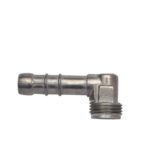 Port. A 90° - Ø 14 Metano Con Filetto Maschio, In Zama G 1/2” M	G 1/8” F  PG911406