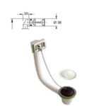 Piletta Gattinara 11/2" Tropp. Man. G. 18/8 D. 70 + Gr.  Pgm112T