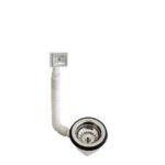 Piletta Moplen Gigante 11/2" T. Con Troppopieno D. 90 Rettan.  Pgmg112Tr