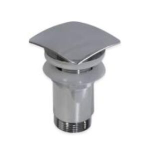 Scarico Click Clack In Ottone Con Tappo Quadro Con Troppo Pieno