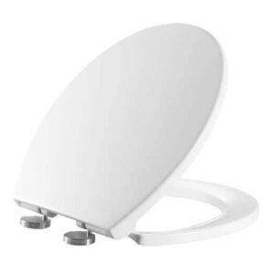 Copriwater Oggi Bianco Soft Close Sgancio di Rilascio. Termoindurente  SAT1757