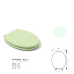 Copriwater Termoindurente Verde Acqua Zz  Shva