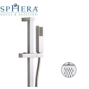 Saliscendi Trendy Asta Quadra Doccia Trendy Completo  SL7D00CR