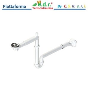 Piletta Ø65 Modello Orion, Sifone Autopul. Ø32 + Eccentrico Ø32Xø40  SOR004-33E