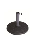 Base In Poliresina Diam. Mm. 50 Kg. 25  X Ombrelloni Con Pali Mm. 38 , Mm. 48  Ss-020