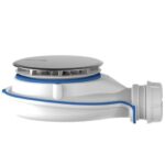 Piletta Doccia Turboflow 90 Bianco  Tbfloxs