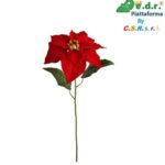 Ramo Stella Natale 61Cm Rosso 253  XM40640