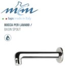 Bocca Fissa Per Lavabo, Installazione A Parete. Connessione Gambo Filettato Maschio G 1/2"  Art. 901301  901301