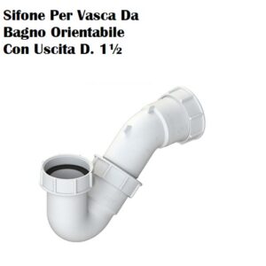 Sifone Per Vasca Da Bagno Orientabile Con Uscita G1½  DS9000651E