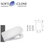 Sedile Termoindurente Soft Close Sat 24  Sat24