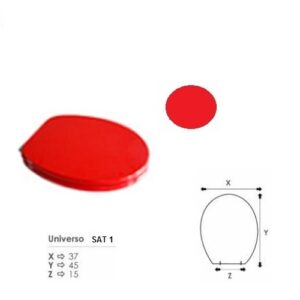 Copriwater Termoindurente Rosso Zz  SHR