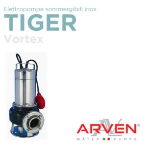 Tiger 300F  Con Galleggiante Tri 3Hp 380V 50Hz 10Mt H07Rnf  TGR3005F