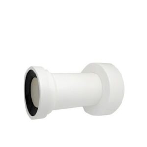 Tubo Wc Bianco Con Rosone D.90 L.25 - TWC90X255
