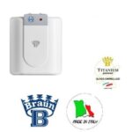 Scaldabagno Bandini Braun Vetroporcellnatao Vert. 12 Lt Sottolavello  2 Anni Garanzia  A12St2A