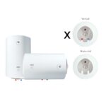 Scaldabagno Smavit 2  Anni Garanzia Con Flangia Mediterraneo 80Litri Verticale  Svv80