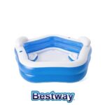 Bestway Piscina Family Pentagono Cm. 213X206X69 Con Due Sedute, Due
Poggiatesta E Due Portabicchieri  54153