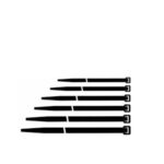 Fascetta Nera Maurer Bl. 100 Pz 280X3,5  6570132
