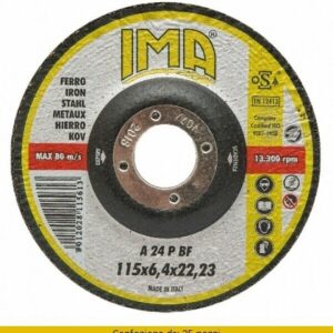 Disco Abras. 115X6,4X22 Ferro Rinforzato  Df115R