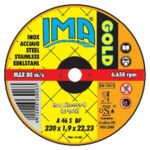 Disco Inox 230X2,0X22 Gold  Di230G