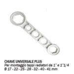 Chiave Universale Plus
Per Montaggio Tappi
Radiatori Da 1"-11/4
D. 17-22-25-28-32-40-41 Mm  Drachiaveplus