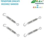 Tenditori Zincati Occhio/Gancio 8 Mm 
Offerta 4 Pz + 1 Omaggio  Ktog8