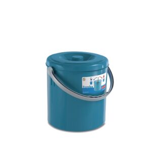 Pattumiera "Eureka" C/Cop.Lt.20 Blu Ottanio  Pf20211