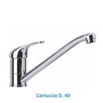 Miscelatore Lavello Cucina Debora Canna Bassa.
