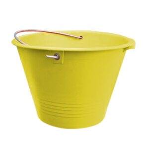 Secchio Edilizia Super Extra In Peld Con Manico E Occhielli In Ferro Zincato Caldarella.