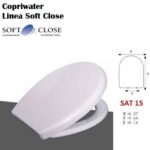 Copriwater Sedile Wc Soft Close Termoindurente.