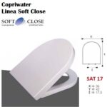 Copriwater Sedile Wc Soft Close Termoindurente.