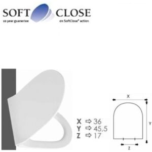 Copriwater Sedile Wc Soft Close Termoindurente.