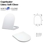 Copriwater Sedile Wc Soft Close Termoindurente.