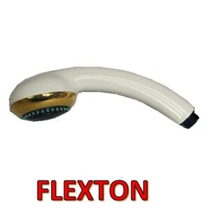 Doccia Twister-3 Getti Bianco Oro.